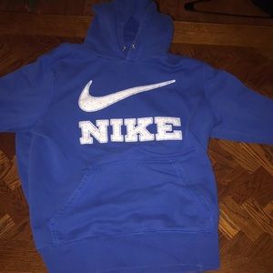 NIKE Mens hoodie. M. Blue